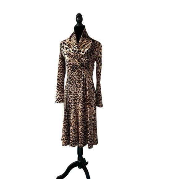 Joseph Ribkoff Leopard Print Dress size 4 - Picture 1 of 7